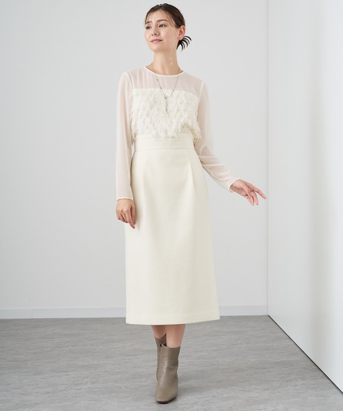 ANAYI❤︎カットジャガード ブラウス ANAYI ブラウス シャツ カットジャガード レディース : ZOZOTOWN