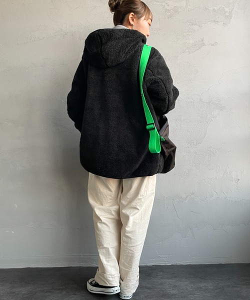 CHUMS（チャムス） コート アウター ボンディングフリース ボアジップ