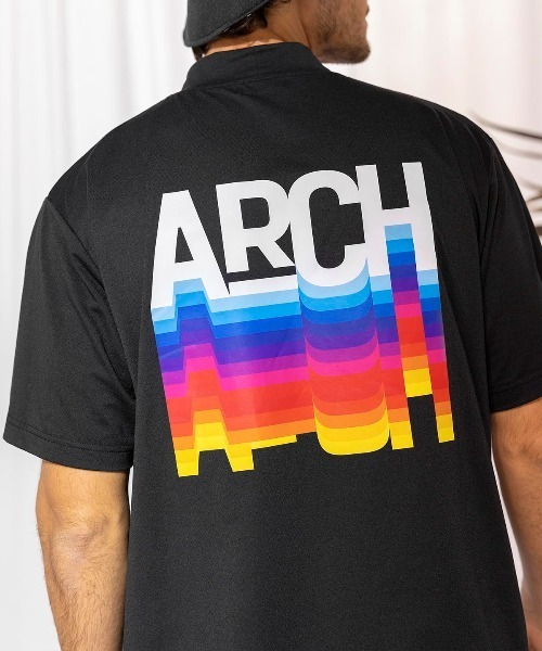 ARCHIVIO ロゴプリント シャツ archivio tシャツ 「MENS」バックプリントUV速乾プルオーバー