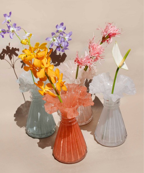 花瓶 Casselini HOME(キャセリーニ ホーム)ガラスフラワーベース Aの画像