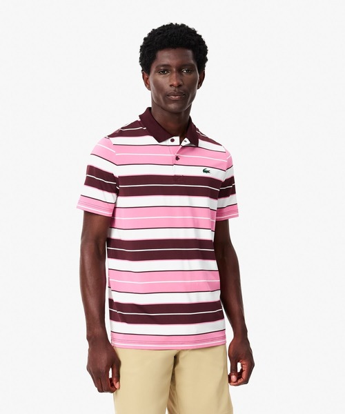 LACOSTE（ラコステ） ポロシャツ 半袖 UVカット UPF50+ マルチカラー