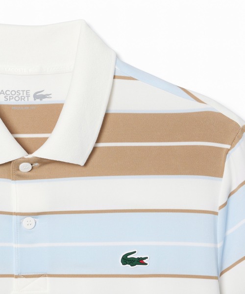 LACOSTE（ラコステ） ポロシャツ 半袖 UVカット UPF50+ マルチカラー