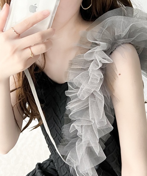 mily bilet 「mily bilet」コーデのアクセントに。チュール