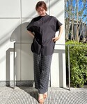 ブラウス シャツ 半袖 ワッシャーブロード ブ...の詳細画像3