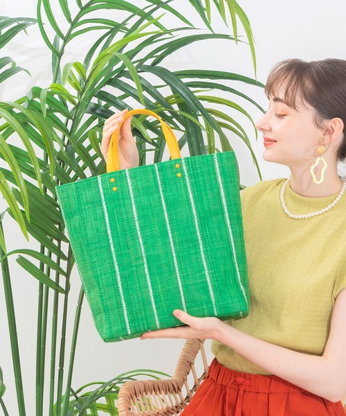 VIP価格SALE★Ami★ナチュラルラフィア トートバッグ 関税送料込 AMI PARIS ナチュラルラフィア トートバッグ (AMI