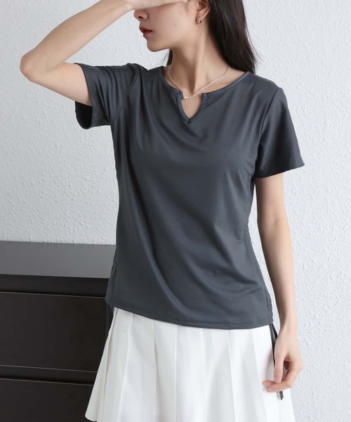 MAISON DE THERESE（メゾン ド テレーズ） tシャツ サイドシャーリング