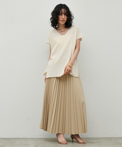 ニット セーター 「LARUTA」UV＆接触冷感前後2WAYニット レディース LARUTA ニット 「LARUTA」」UV＆接触冷感前後2WAYニット
