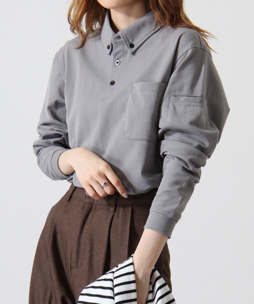 FUNALIVE（ファンアライブ） ポロシャツ ドライカノコ長袖ポロシャツ