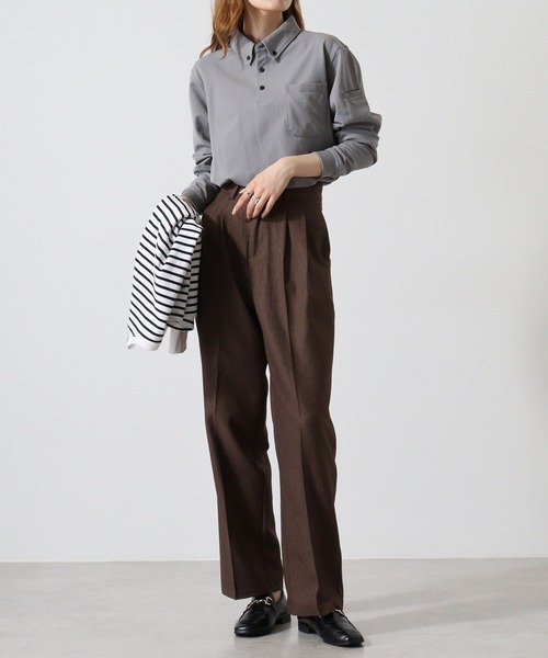 FUNALIVE（ファンアライブ） ポロシャツ ドライカノコ長袖ポロシャツ