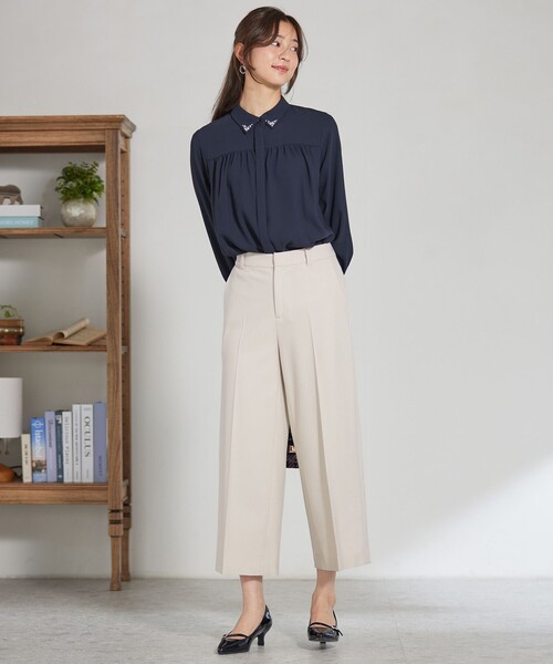 ブラウス シャツ 「洗える」ビジュー ブラウス レディース any SiS｜【洗える】ビジュー ブラウス | Rakuten Fashion(楽天