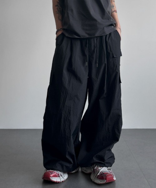 vetements アナーキー　カーゴ　ナイロンパンツ ワンフォークロージング 1111clothing ◇ZIP使い ワイドカーゴ