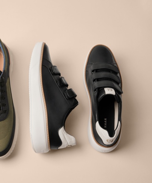 【試着のみ】コールハーン グランドプロ トリプルストラップスニーカー コール ハーン COLE HAAN グランドプロ トップスピン トリプル