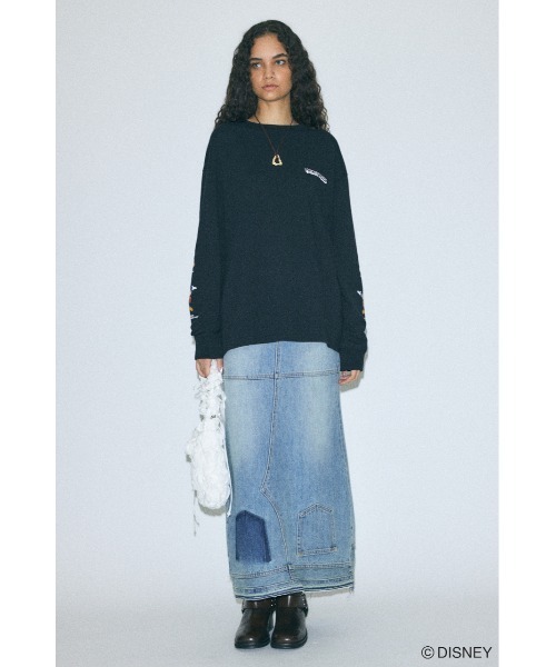 Disney SERIES CREATED by MOUSSY tシャツ MD ANIMATION LS T