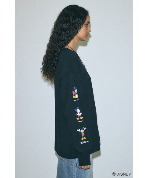 tシャツ MD ANIMATION LS Tシャツ/ MICKEY レディース Disney SERIES CREATED by MOUSSY tシャツ MD ANIMATION LS T