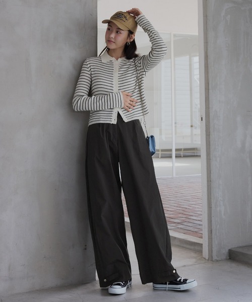 パンツ パラシュートワイドパンツ レディース : ZOZOTOWN Yahoo