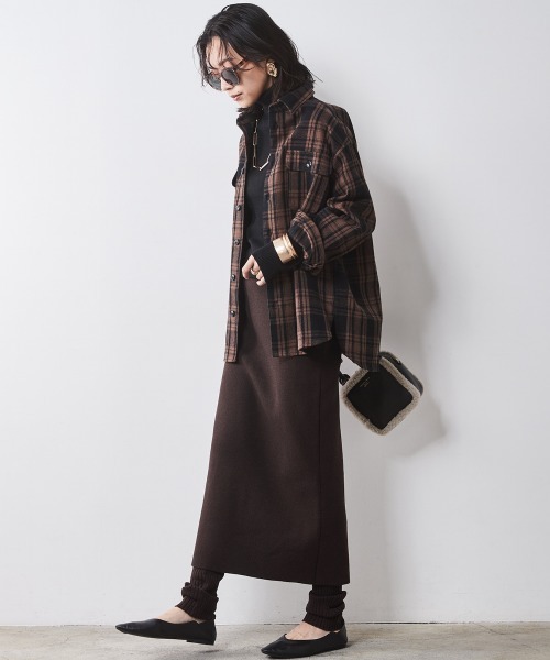 ブラウス シャツ 綿100％チェックシャツ 「大きいサイズ有」シックスタイル　 レディース CHIC STYLE ブラウス シャツ 綿100％チェックシャツ 「大きい