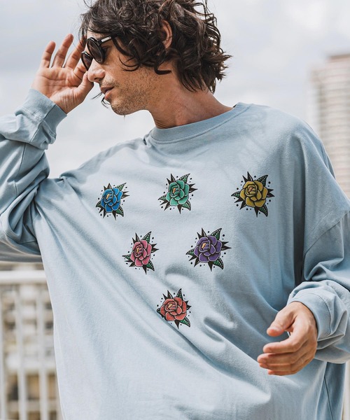 tシャツ 「kocea」TATOO GRAPHIC TEE (ロングスリーブ)(MA) レディース メンズ TONE tシャツ 「kocea」TATOO GRAPHIC TEE (ロングスリーブ)(MA