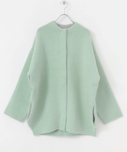 エレンディーク　カーディガン　新品　未使用 ELENDEEK（エレンディーク） カーディガン CNラクーンミックスダブル