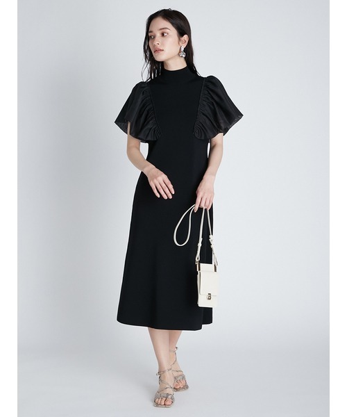 CELFORD」 ニットワンピース 36 グリーン レディース