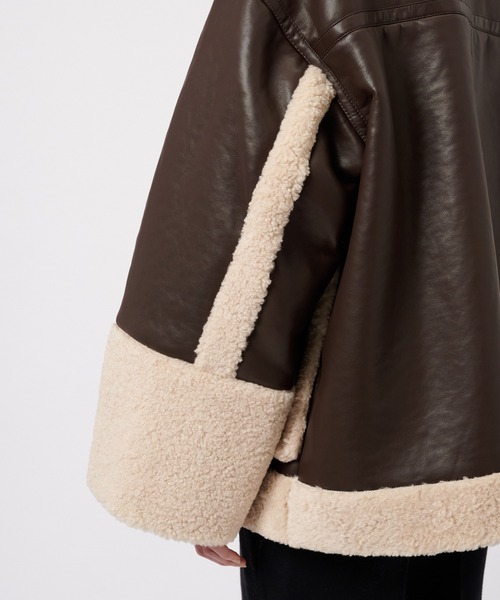 ジャケット・アウター things that matter ECO MOUTON JACKET セール】【THINGS THAT MATTER/シングス ザット マター】ECO MOUTON