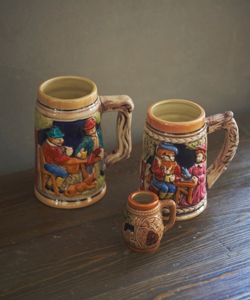 Mahon Made Stoneware” Beerマグ （ジョッキ）ペア Mahon Made