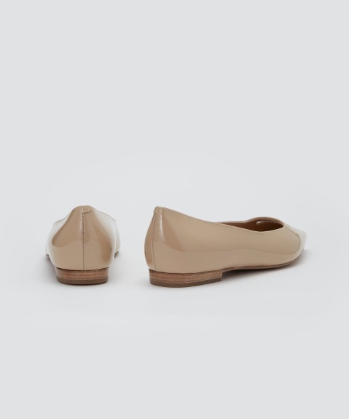 PELLICO ANIMA アネッリ エナメル パンプス 1cm ベージュ 39 PELLICO パンプス ANIMA アネッリ エナメル 1.0cm BEIGE