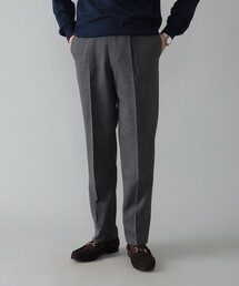 BEAMS F パンツ EXCLUSIVE FABRIC ウール フレスコ 1プリーツ