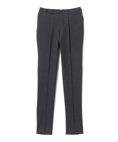 パンツ BEAMS F EXCLUSIVE FABRIC ウール フレスコ 1プリーツ スラックス メンズの画像