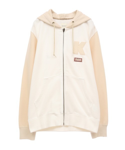 Karl Helmut パーカー Kロゴアップリケ使い配色パーカー メンズ