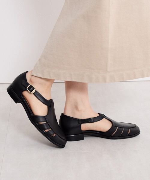HIMIKO パンプス 「Made in Japan」「HIMIKO」Tストラップグルカ