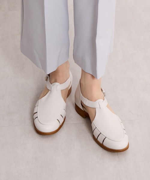 HIMIKO パンプス 「Made in Japan」「HIMIKO」Tストラップグルカ