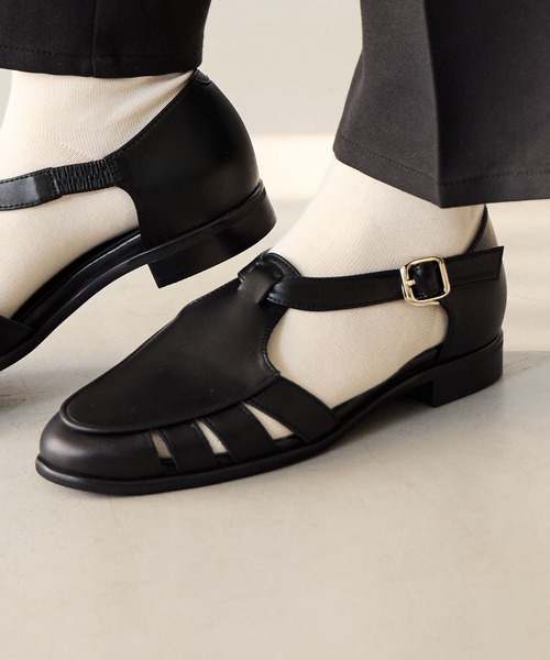 HIMIKO パンプス 「Made in Japan」「HIMIKO」Tストラップグルカ