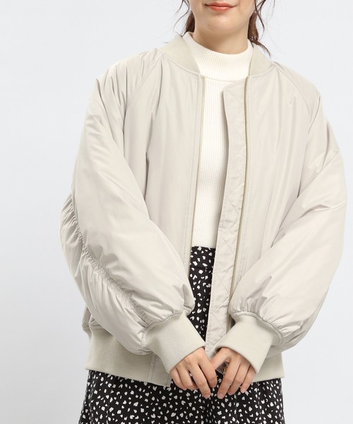 「GLOBAL WORK Smile Seed Store」 ブルゾン MEDIUM アイボリー レディース_画像3