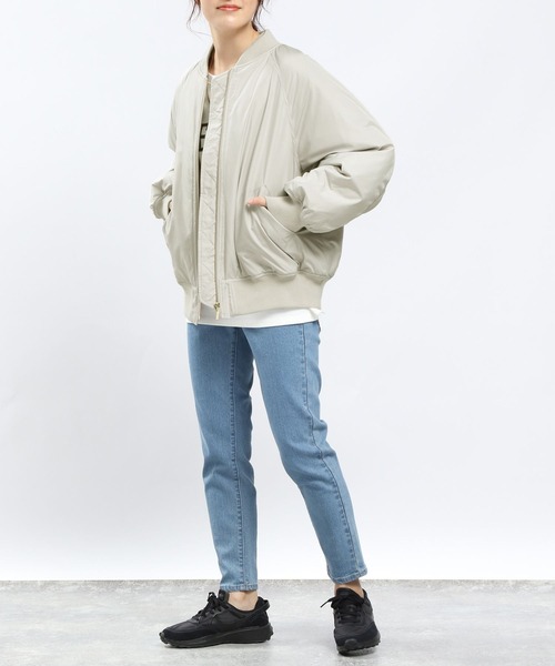 「GLOBAL WORK Smile Seed Store」 ブルゾン MEDIUM アイボリー レディース_画像5