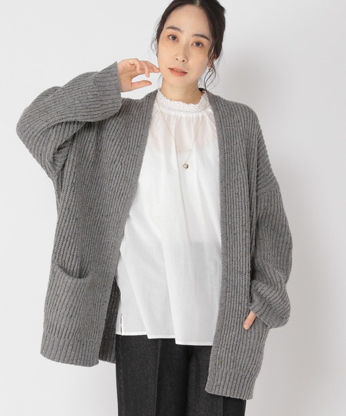 studio CLIP（スタディオクリップ） ニットコート FREE グレー