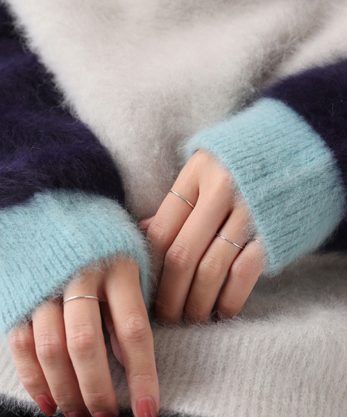 Lilas 指輪 リング シンプルピンキーリングWG K10 レディース 