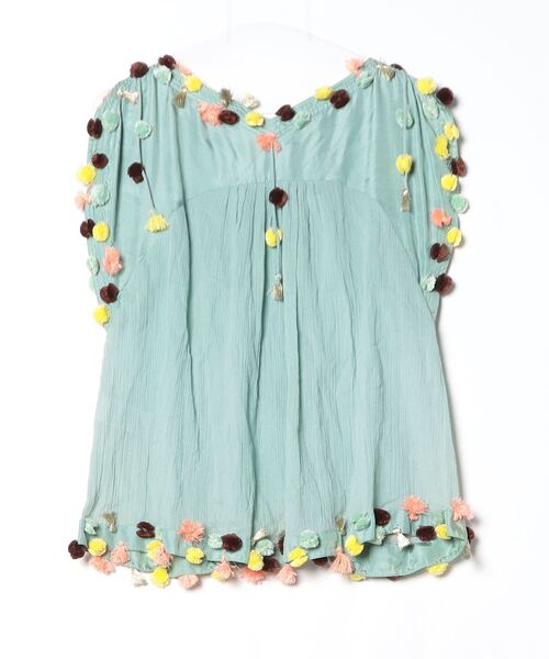 TSUMORI CHISATO 「TSUMORI CHISATO」 半袖ブラウス 02 ブルー