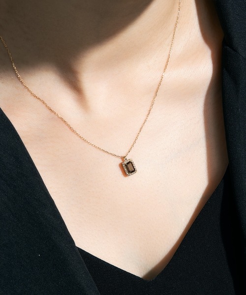 Jewel closet by L&Co. ネックレス K18 ダイヤモンド ヘイロー
