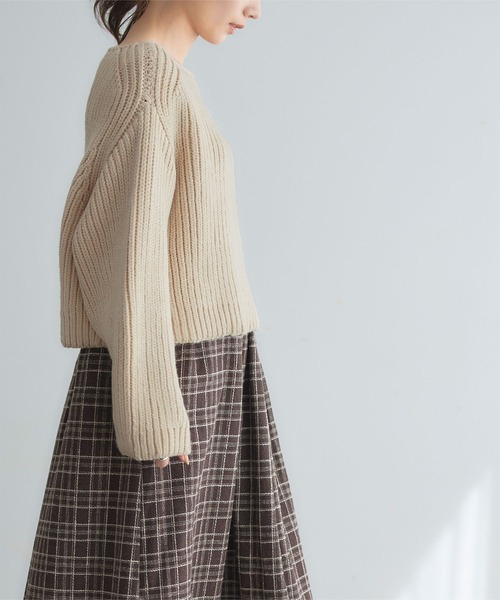 「titivate」 長袖ニット FREE ピンク レディース_画像7