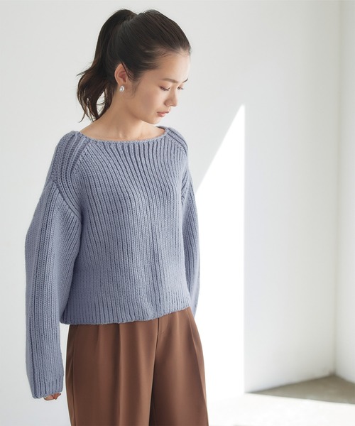 「titivate」 長袖ニット FREE ピンク レディース_画像9