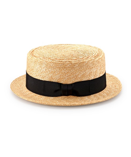 【美品】HIAND ハイアンド Blade pork Hat ハット 麦わら帽子 田中帽子店 帽子 ハット 日本製 ポークパイハット 麦わら帽子 アーロ