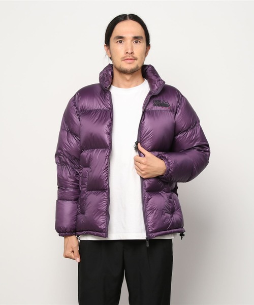 FIRST DOWN パープル ダウンジャケット 中古・古着通販】FIRST DOWN (ファーストダウン) ダウンジャケット