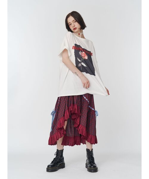 ◆boohoo◆オーバーサイズローズプリントTシャツ ローズプリントオーバーサイズTシャツ DL192 – FLOWRISE