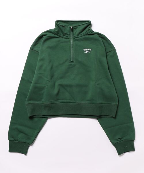 [Reebok] тренировочный cut and sewn SMALL темно-зеленый женский 