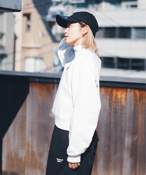 [Reebok] тренировочный cut and sewn SMALL темно-зеленый женский 