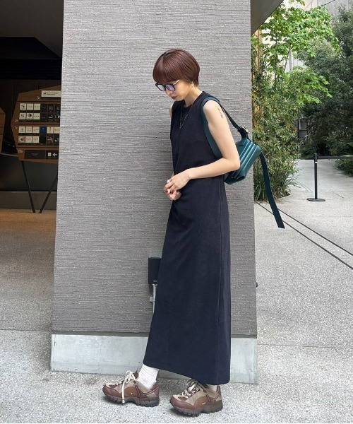 Ameri（アメリ） ワンピース COMFY PILE DRESS : ZOZOTOWN Yahoo!店