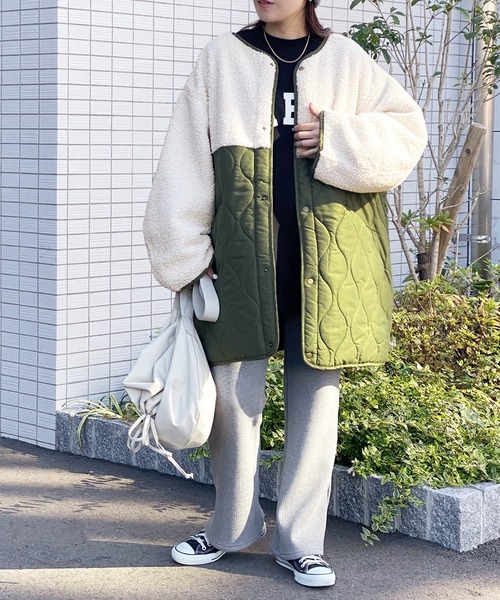 「reca」 コート M ライトベージュ レディース_画像5