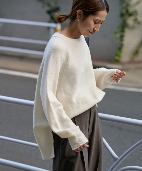 FRAMeWORK（フレームワーク） 長袖ニット - ホワイト レディース