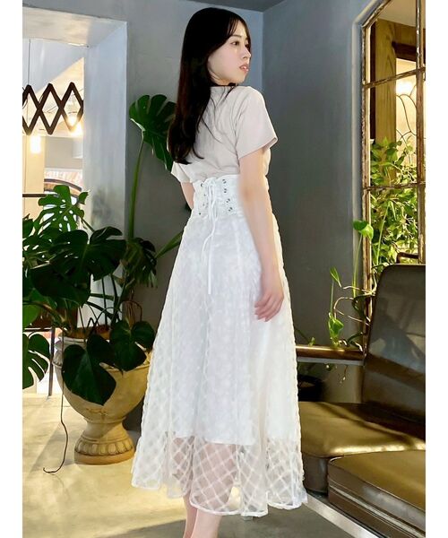 dazzlinアソートコルセットフレアスカートXS dazzlin スカート アソートコルセットフレアスカート : ZOZOTOWN