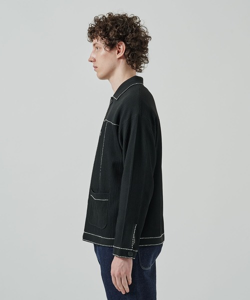 STUDIOUS（ステュディオス） カーディガン HAND STITCH KNIT POLO